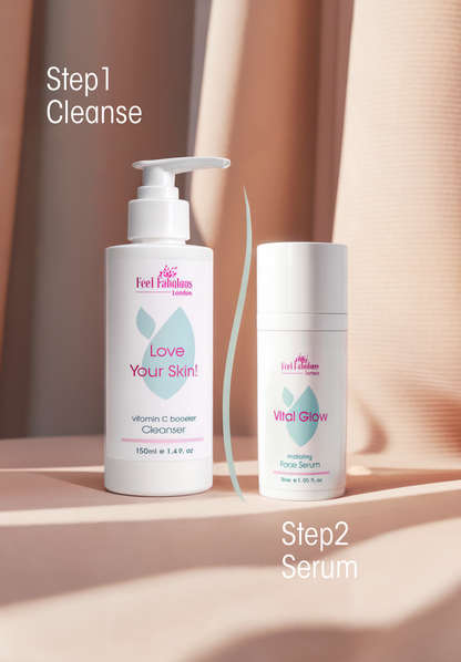 Cleanse & Glow – Two Steps to Radiance